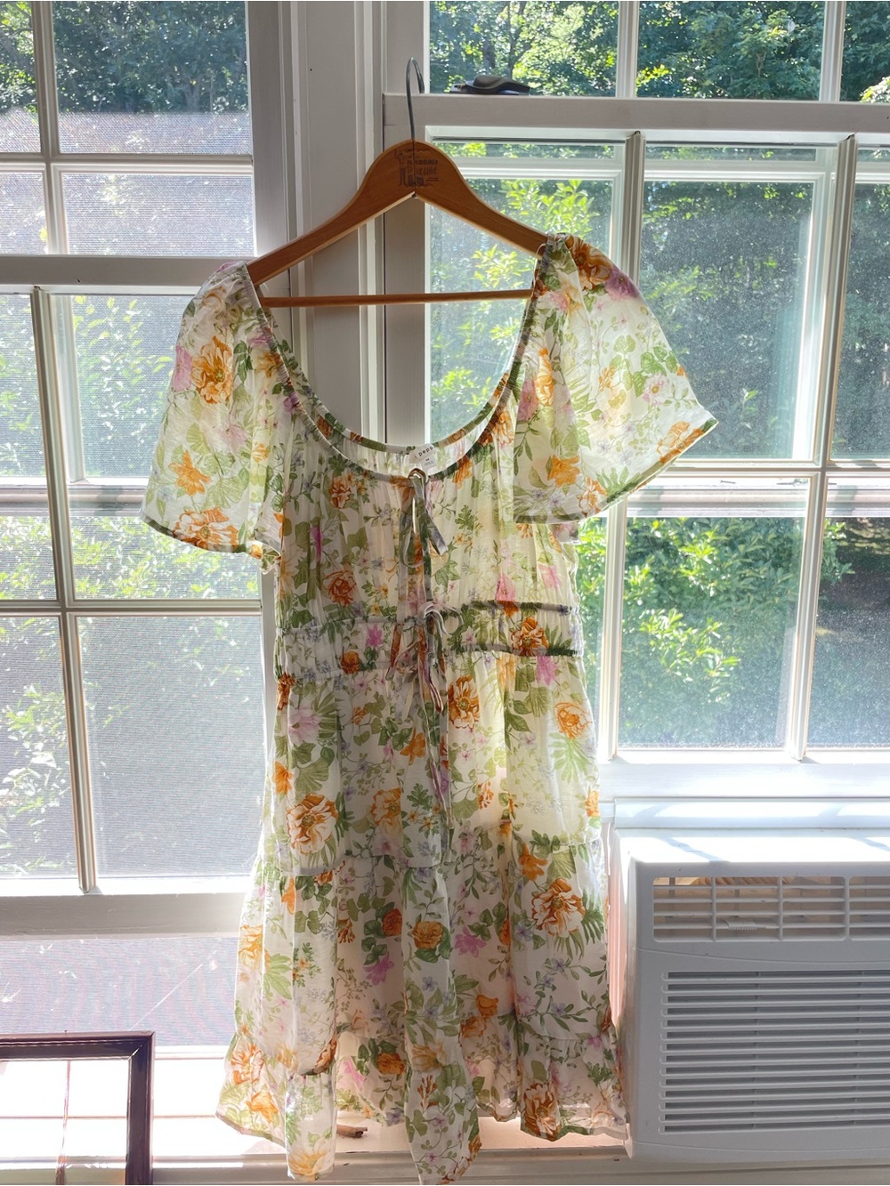 blu pepper cottage core flower dress, M